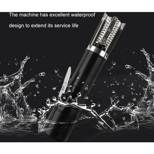 Useful Electric Fish Scaler Fishing Scalers Clean Fish Remover Cleaner Descaler Waterproof Scraper Seafood Tools