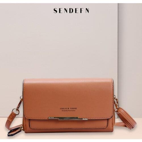 New Shoulder Bag Handbags Women Bags Wild Girls Small Square Messenger Handbag Solid Color Leather Casual Shopping