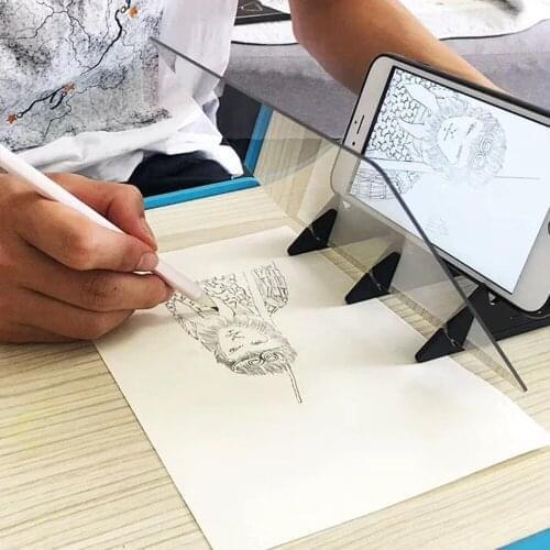 1 Pcs Light Drawing Toys For Children Painting Draw Light Board Kid Panel Tracing Boards Art Copy Tool Tablet For Drawing Board