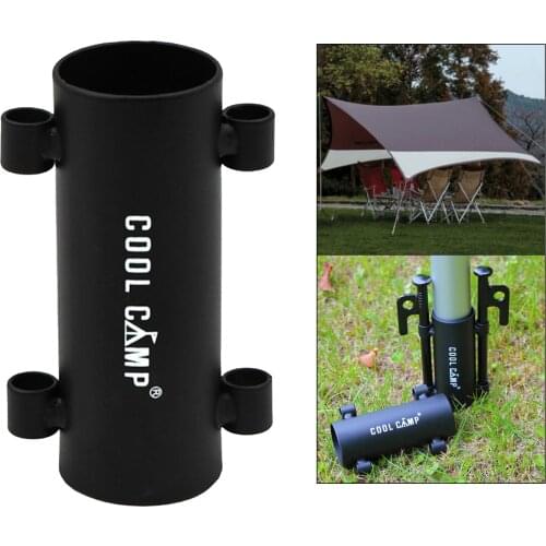 Solid Canopy Pole Holder Awning Sunshade Tarp Rod Support Stand Outdoor