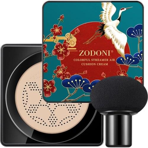 ZODONI Moisturizing Concealer Isolation Brightening BB Cream Liquid Foundation Mushroom Cushion Whitening Face Makeup TSLM1