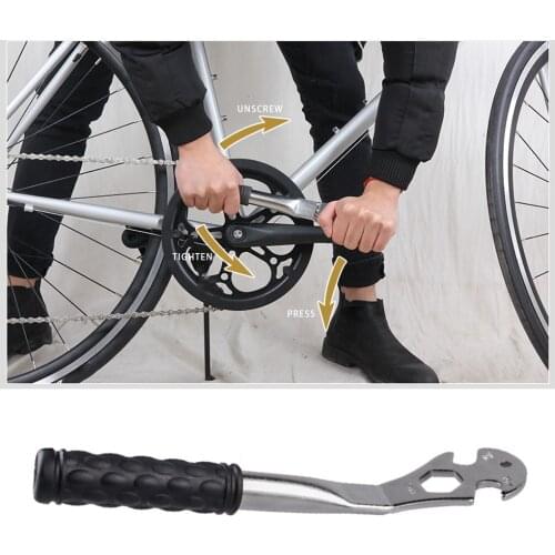Bicycle Pedal Wrench Spanner MTB Road Bike Repair Tool Alloy Steel Long Handle Professional Bike Cycling Bicycle Tools