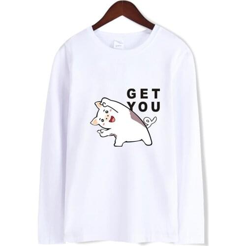 Happy every day cartoon cute pig funny t-shirts print men/women t shirt casual tee shirt long sleeve t-shirt sweatshirt tops 4XL