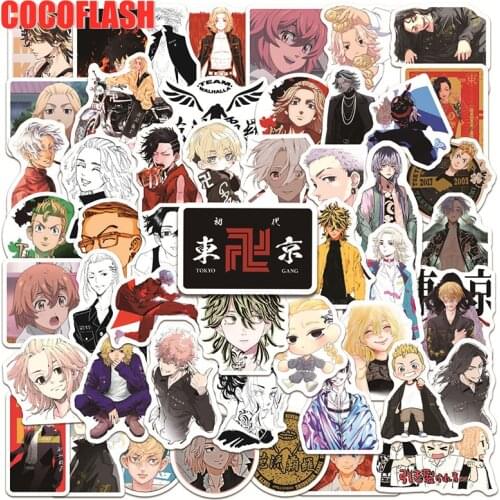 10/50 Pcs/lot Tokyo Revengers Cartoon Anime Mixed Graffiti Waterproof Stickers For Diy Case Skateboard Luggage Laptop Helmet