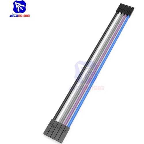 Diymore 5pin Dopunt Wire Female to Female Jumper Cable 20cm