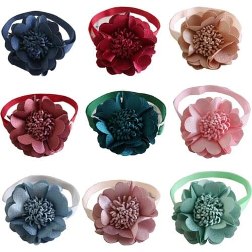 50/100pc Spring Pet Supplies Dog Accessories Pet Dog Cat Bowtie Small Dog Cat Bow Ties Collar for Small Dog Wedding Accessories