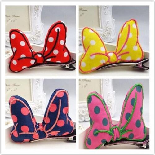 Pet Cats Grooming Accessories Clips Wave point three-dimensional Dogs Bow Pet Hairpin Bows Hairpins Hair Clips Pet Hair Bow