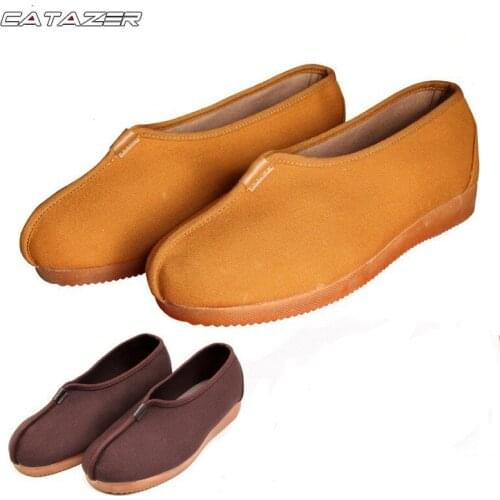 Authentic Old Style Shaolin Monk Kung Fu Shoes Tai Chi Wing Chun Martial Arts Sneakers Karate Taekwondo Sports Footwear