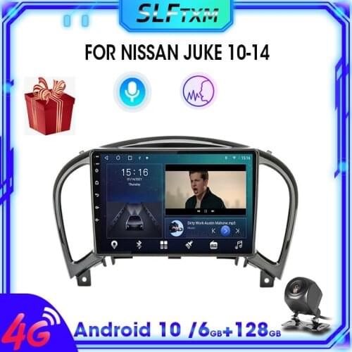 2 Din 9" Android10.0 Car Radio Multimedia Video Player For Nissan Juke YF15 2010 2011 2012 2013 2014 Navigation GPS RDS 8Core FM