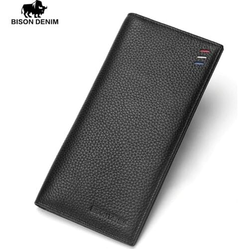 Мужские визитницы BISON DENIM China At AliExpress