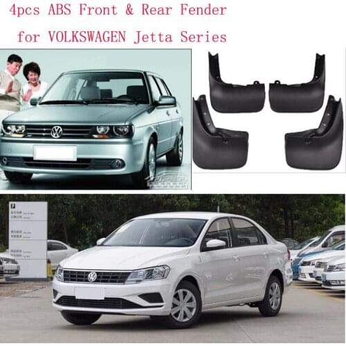 High-Quality 4pcs ABS Front & Rear Fender for VOLKSWAGEN Jetta Series Car Mud Flaps Splash Guard Mudguard Mudflaps Accessories