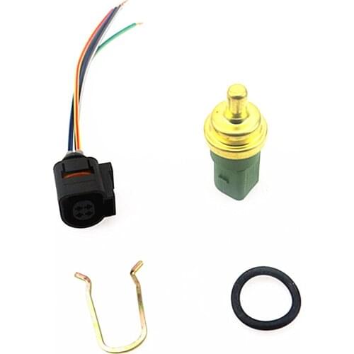 SCJYRXS 1 Set Plug Coolant Temperature Sensor For Passat B5C Golf MK4 Bora A6 A8 S4 S5 Ibiza Seat Leon 059919501A 4B0973712