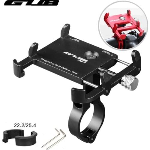GUB Aluminum Alloy Bicycle Phone Holder 3.5" to 7.5" adjustable MTB Mountain Bike Smartphone GPS Support Motorcycle Phone Stand