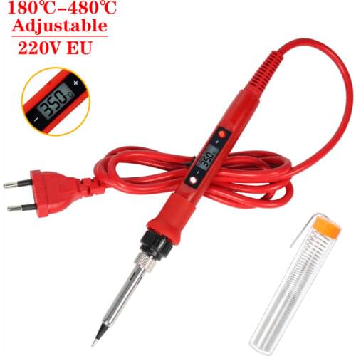 Electric soldering iron 80W LCD Digital Display Adjustable temperature soldering iron tips 220V/110V Electric Soldering Irons