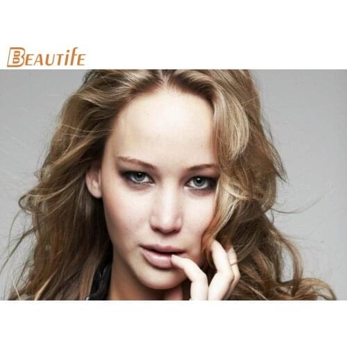 Hot Sale Custom Jennifer Lawrence Poster Home Decoration Fashion Silk Fabric Wall Poster Custom Poster