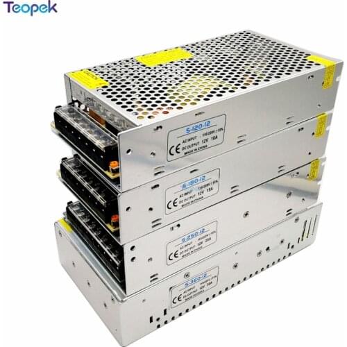 Switching Power Supply AC 220V to DC 12V 1A 2A 3A 5A 8.5A 10A 15A 20A 30A 40A 50A Power Adapter, Led Strip Transformer