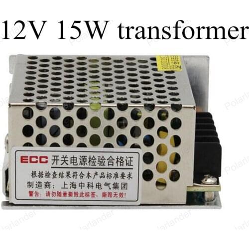 Insulating aluminum Lighting Transformer LED strip Driving mini size power supply AC 220V 50~60HZ to DC 12V 15W High quality