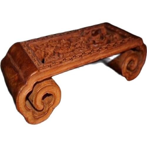 Chinese pure hand carved rosewood pen decoration