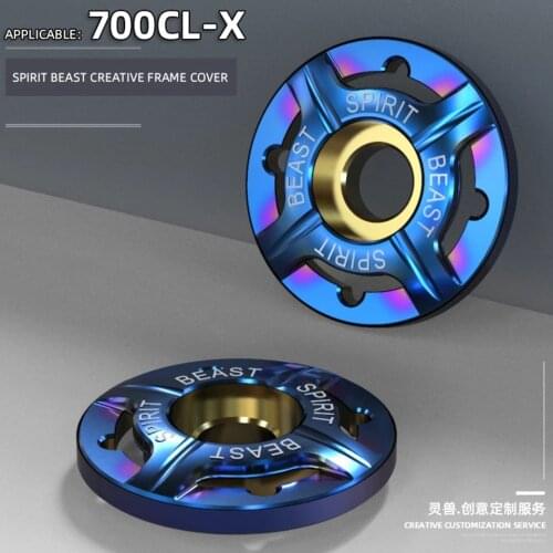 Spirit Beast Retro Motorcycle Frame Hole Cover Caps Plug Decorative Frame Cap Set Protector Accessories For CFMOTO 700CL-X