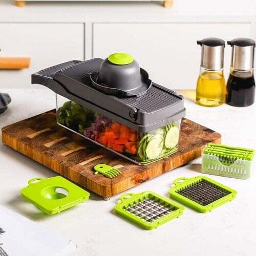 Kitchen accessories multifunctional chopper chopper 7 in 1 drainage appliance shredded potato meat cutter