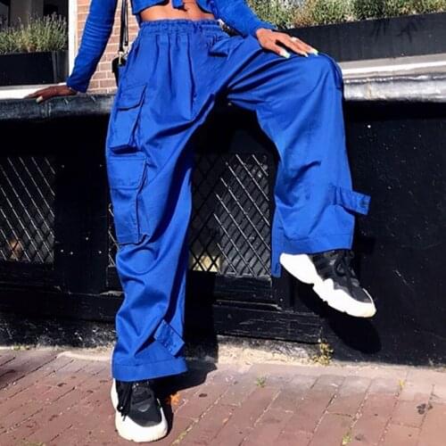 Summer New Loose Breathable Beam Feet Mop Pants Street Ins Trousers European and American Women 2020