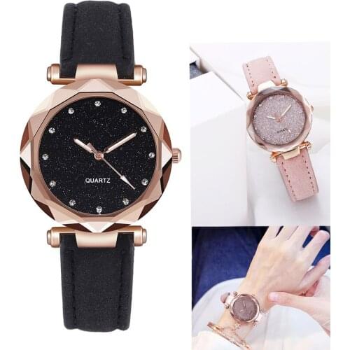 Nanoleaf Ladies Watch With Leather Strap