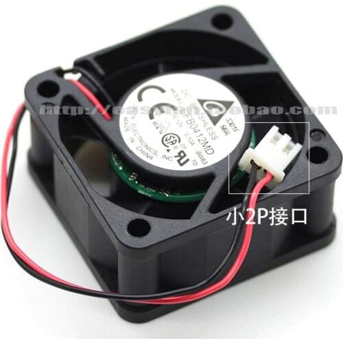 Detla Electronics EFB0412MD BW63 DC 12V 0.10A 40x40x20mm Server Cooling Fan