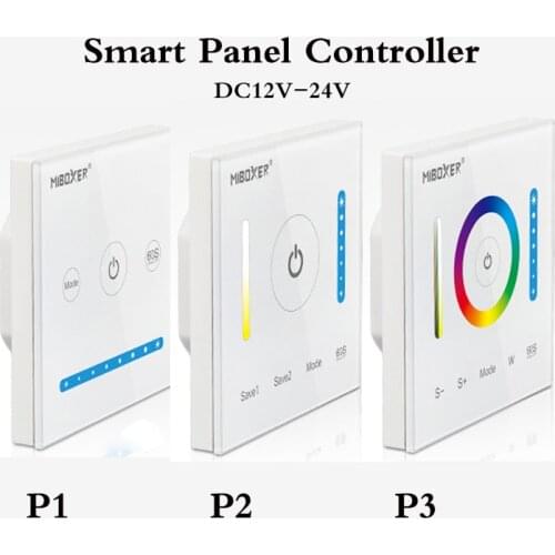 P1/P2/P3 Smart Panel Controller Dimming DC12V-24V Led Dimmer RGB/RGBW/RGB+CCT Color Temperature CCT for Led Panel/Strip Light