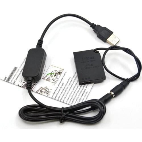 5V USB cable adapter EH-62+EP-62F DC Coupler EN-EL12 ENEL12 dummy battery for Nikon S1200PJ S6100 S6200 S8100 S9100