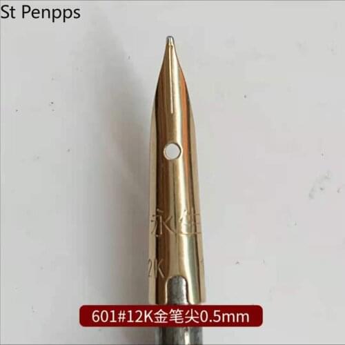 Original Wing Sung 601 Fountain Pen Ink Pen 12K Fine God Nib Business Stationery Office school Writing Gift