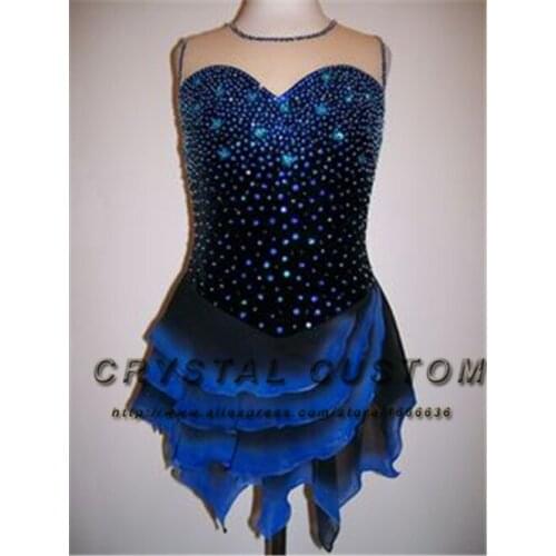 Girls Figure Skating Dresses For Competition Fashion New Brand Ice Skating Dresses Kids DR3453