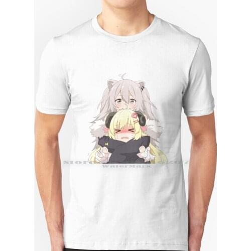 Shishiro Botan X Tsunomaki Watame T Shirt 100% Pure Cotton Hololive Vtuber Anime Hololive Inugami Korone Hololive Hololive