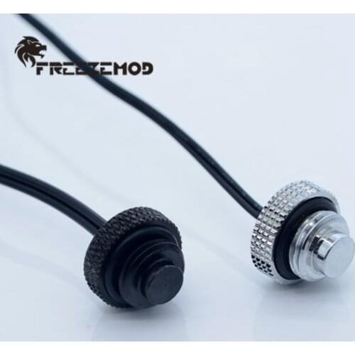 FREEZEMOD plug temperature sensor waterproof plug DuPont terminal interface computer pc water cooler fitting. DT-CWD