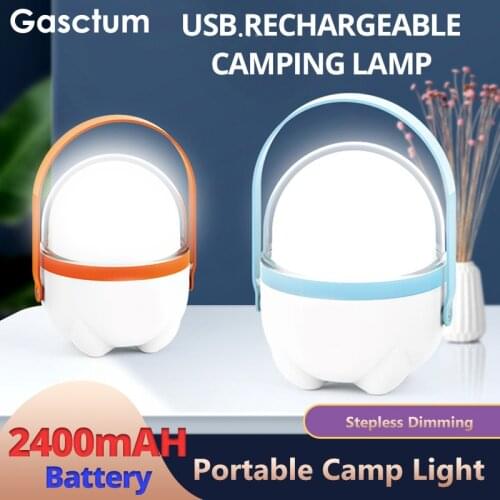 Solar LED Camping Light USB Rechargeable Bulb For Outdoor Tent Lamp Portable Lanterns Emergency Lights For BBQ Hiking Drop ship