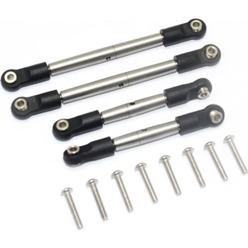 Steel Front +Rear Anti-roll Toe Links with Screws For Traxxas Unlimited Desert Racer UDR RC Car Spare Parts