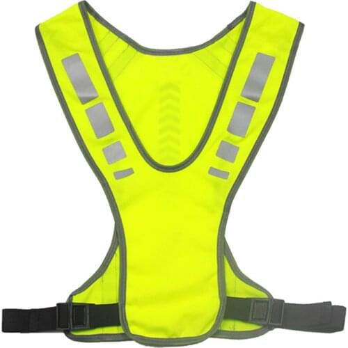 Reflective Vest Safe Jacket for Running Jogging Cycling Motorcycle Night XR-Hot