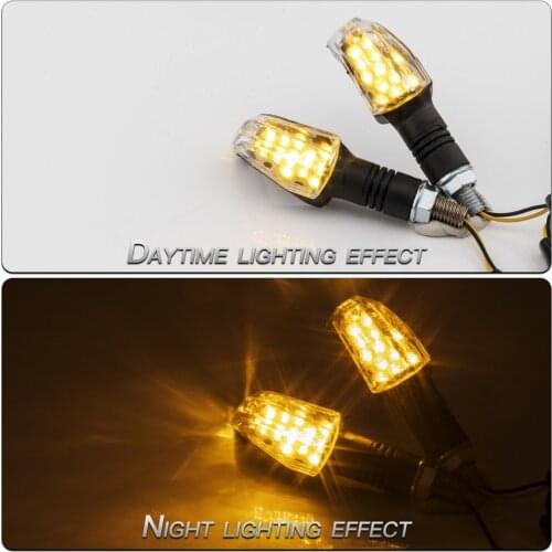 2pcs Universal 12V Motorcycle LED Turn Signals Light Turn Signal Indicator Lights Blinkers Flasher Motorcycle Flashing Light