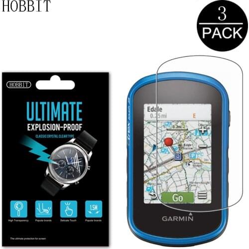 3Pcs 0.15mm Ultra-thin HD Clear Film For Garmin eTrex Touch 20 25 35 GPS Screen Protector Nano Anti-shock PET Film Not Glass