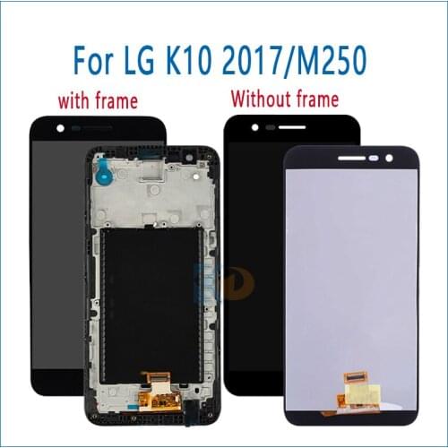 For LG K10 2017 LCD Display Touch Screen Digitizer Assembly For LG K20 Plus Display Screen M250 M250N M250E M250DS Replacement