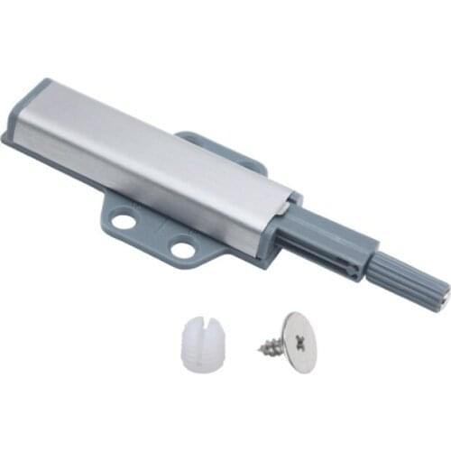 10pcs/lot Press to Open Stainless Steel Cabinet Door Stopper Buffer Door Catches