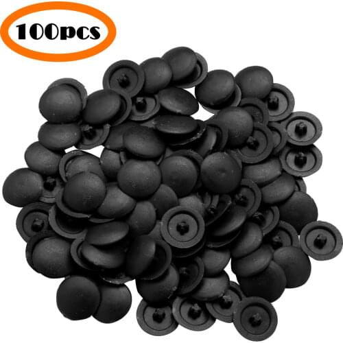 100pc Premium Plastic Self-Tapping Screw Cap Covers for Phillips Screw Caps Use to cabinets furniture shopfitting kitchens