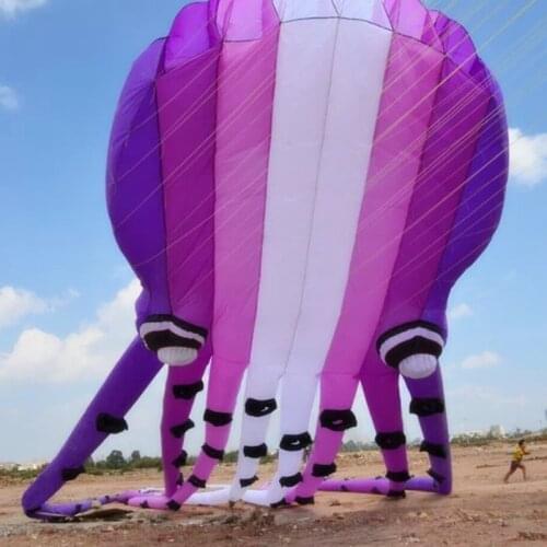 15m 23m 30m Large Octopus Kite Soft Inflatable Animal Kite Adult Outdoor Sports Flying Tool Fun Kids Toys