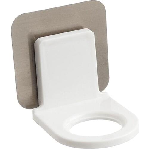 1x Shower Gel Bottle Holder 6.5x6.3x3.3cm Wall Hanger Shower Gel Hanger Wall Type Non-marking Hook In Stock Drop Shipping