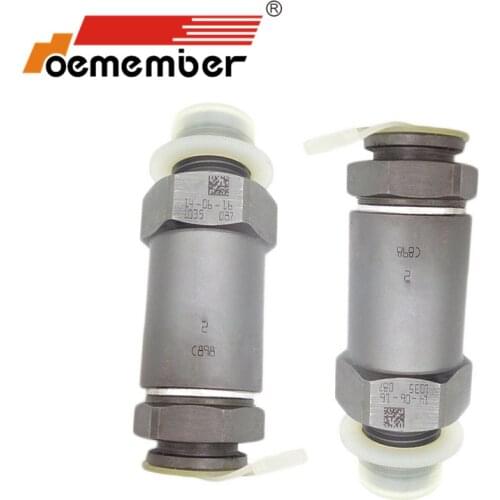 OEMEMBER 2PCS 110010035 Truck Common Rail Pressure Relief Valve Limiter Sensor for Iveco Cummins 110 010 035