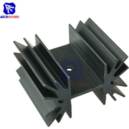 35x42x25.4mm IC Aluminum Heat Sink Cooling Fin For Module Mosfet Transistors