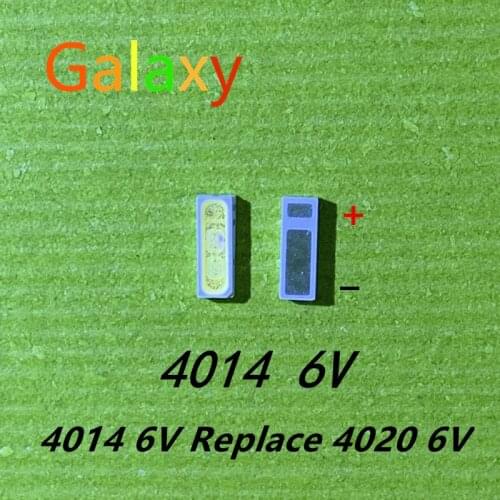 4014 4020 CHIP-2 SMD LED Beads Cold white 1W 6V 150mA For TV/LCD Backlight EMC/4000PCS