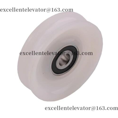 OD70mm W17mm Bearing 6200RS 70*17*6200 Elevator Door Hanger Roller Round Groove 70x17x6200 Use for Thyssen 1 Pack=10 Pieces