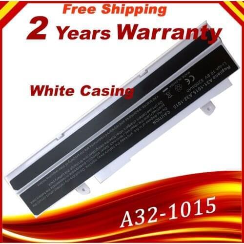 WHITE New A32-1015 Laptop Battery for ASUS Eee PC 1015 1015P 1015PE 1015PW 1215N 1016 1016P 1215 A31-1015 Fast Shipping