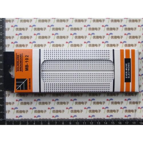 Free shipping MB-102 quality bread board / circuit board / test board / universal board 165 * 55 * 10mm