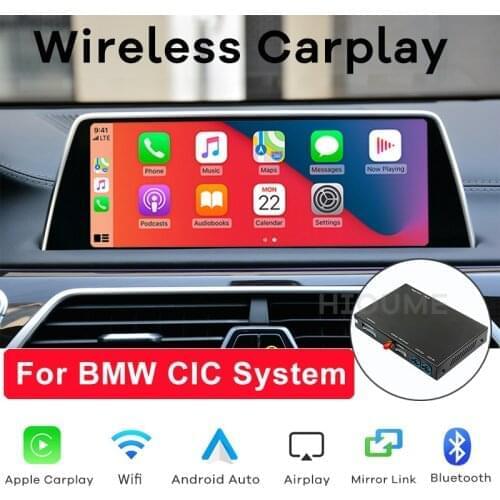 Wireless CarPlay MMI Android auto interface box For BMW E60 E70 E71 E84 F01 F02 F07 F10 F11 F25 F26 F30 CIC System
